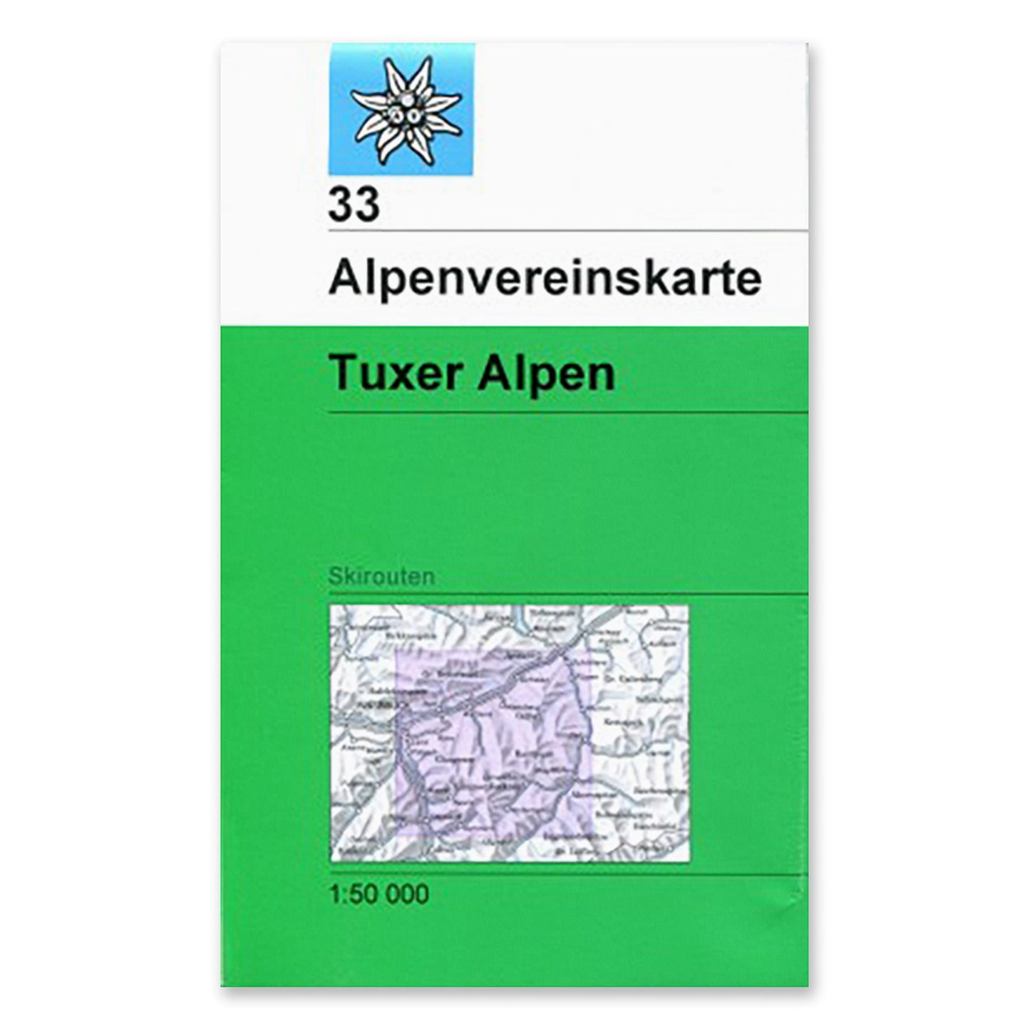 33 Ski Map - Tux Alps
