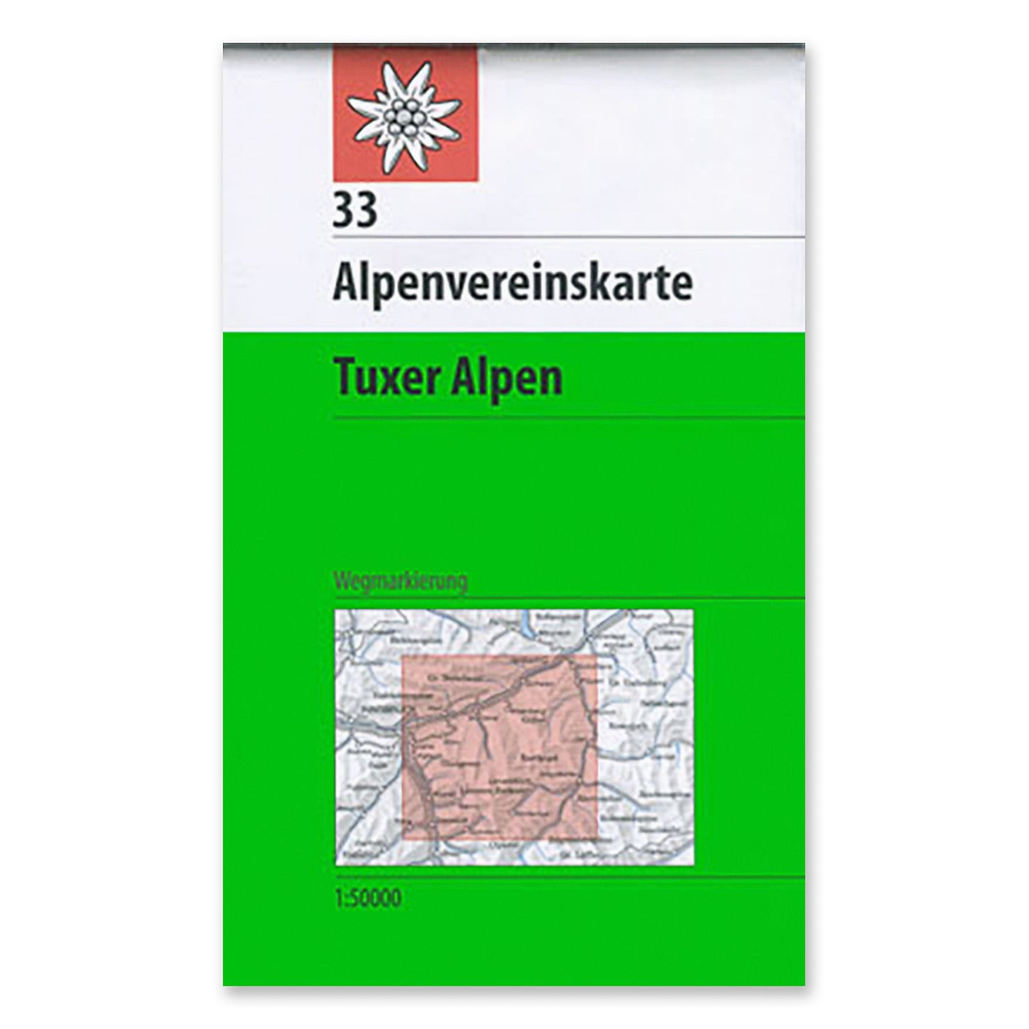 33 Footpath Map - Tux Alps