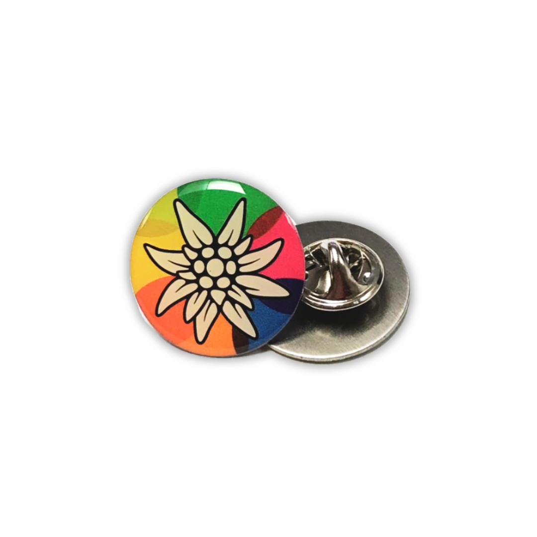 Alpenverein `Jugend' Rainbow Enamel Pin Badge