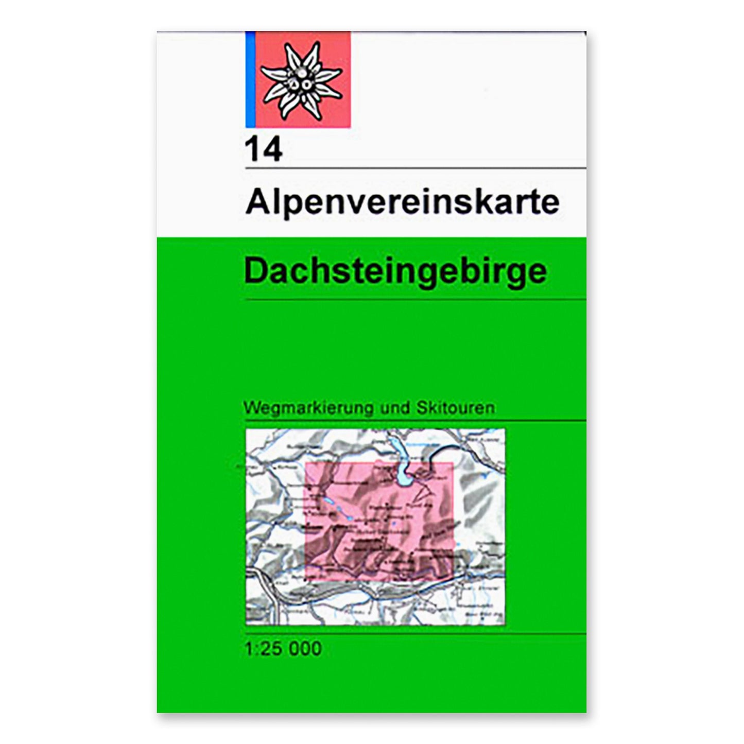 14 Footpaths & Ski Map - Dachstein Mountains - 2012