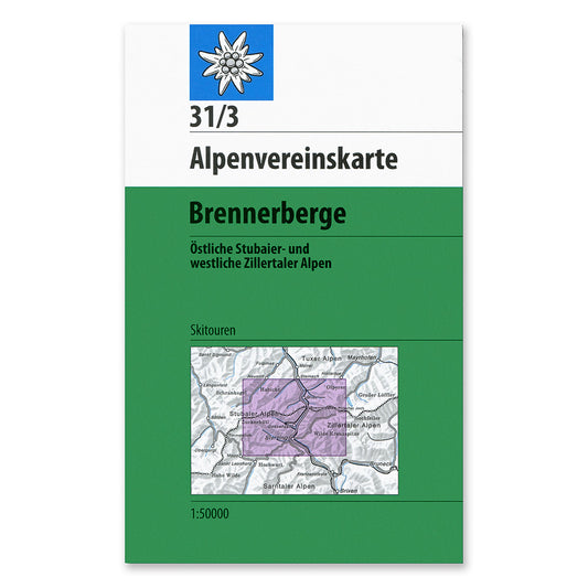 31/3 Ski Map - Brennerberge