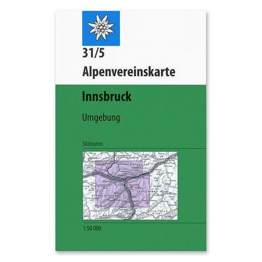 31/5 Ski Map - Innsbruck - 2018