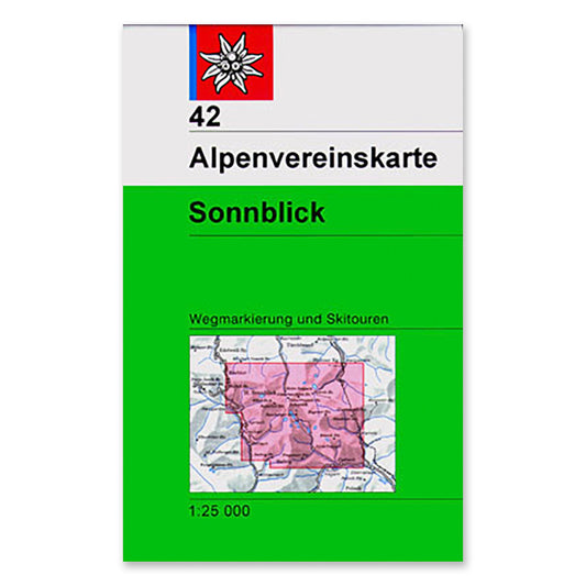 42 Footpath & Ski Map - Sonnblick - 2013