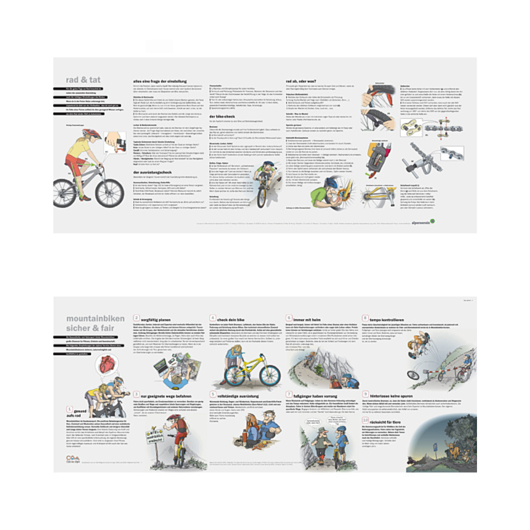 Safety on the Mountain Card - Mountain Biking