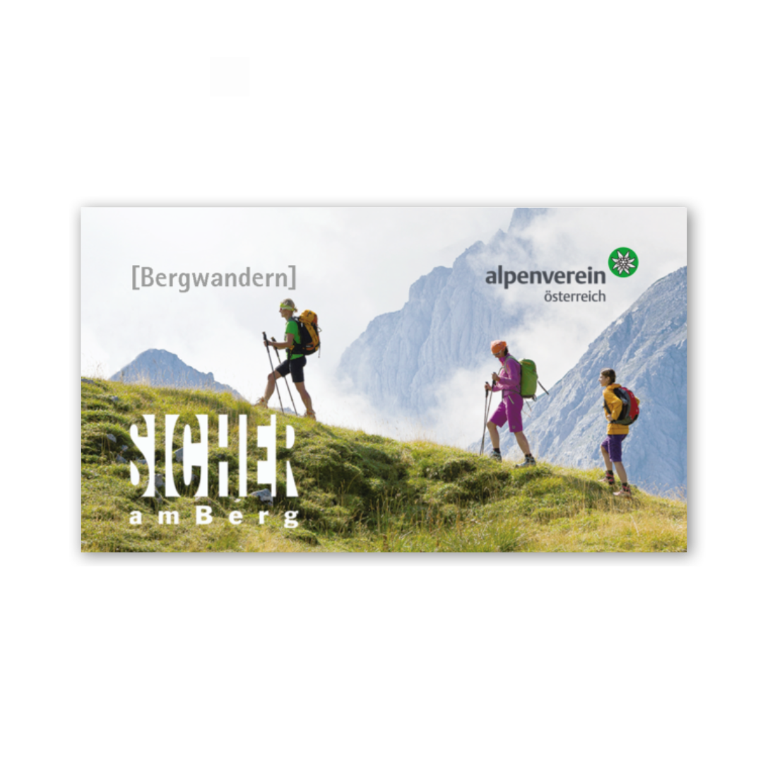 Safety on the Mountain Card - Mountain Hiking