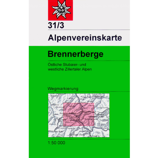 31/3 Foot Map - Brennerberge